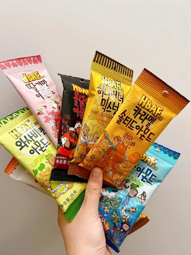 韩国的平价坚果小零食居然这么好吃！