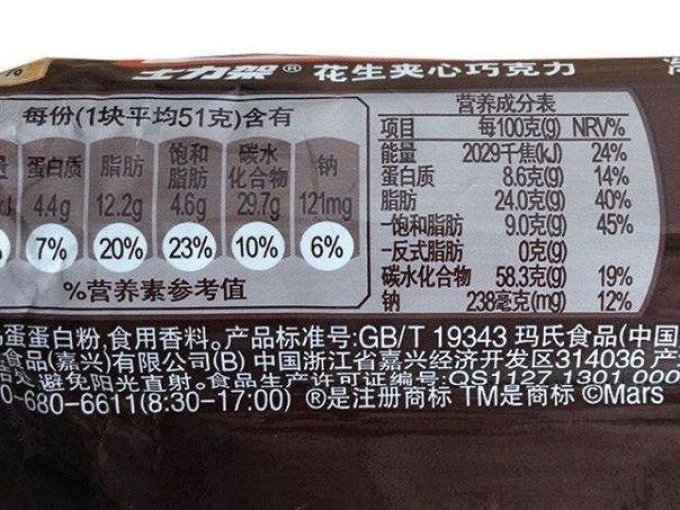 20g是士力架最合理的存在