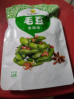 章鸭子香辣毛豆128g 湖南特产麻辣烧烤小吃