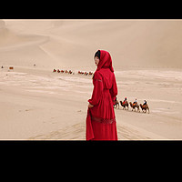 沙漠拍照衣服超仙异域风情女装西域古装出游胡杨林敦煌旅游连衣裙
