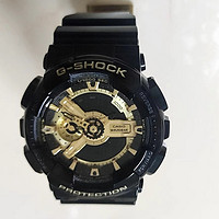 超级好看的一款卡西欧手表，黑金搭配，高级且时尚！