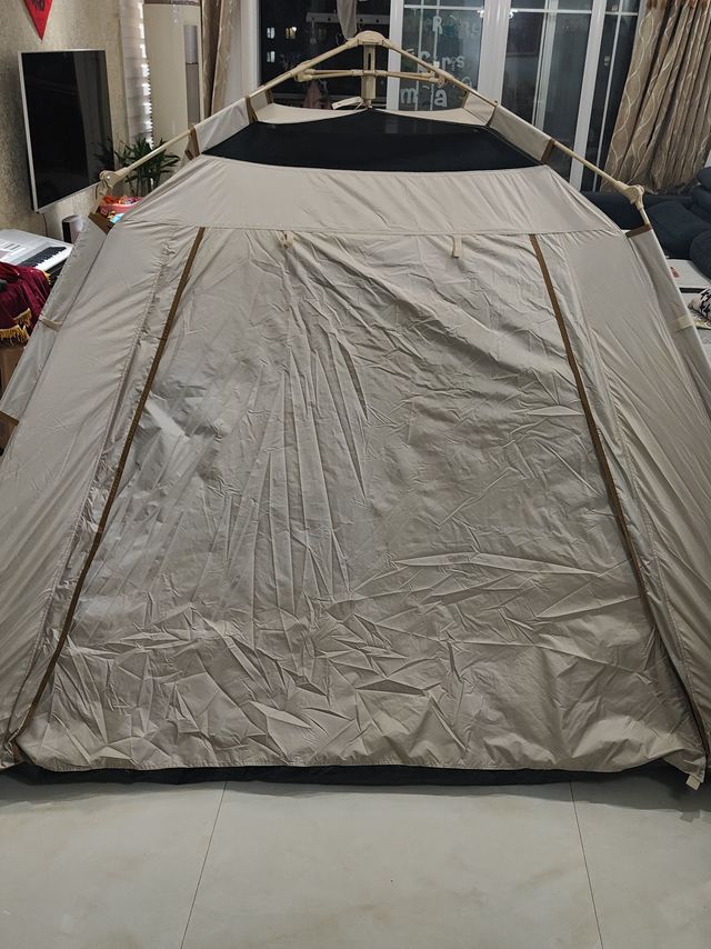 黑胶5-8人遮阳帐篷只要233？我是捡到宝了