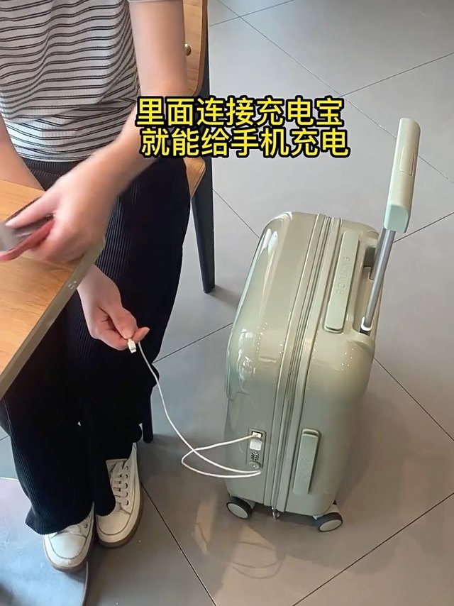看一眼就心动的雪糕行李箱