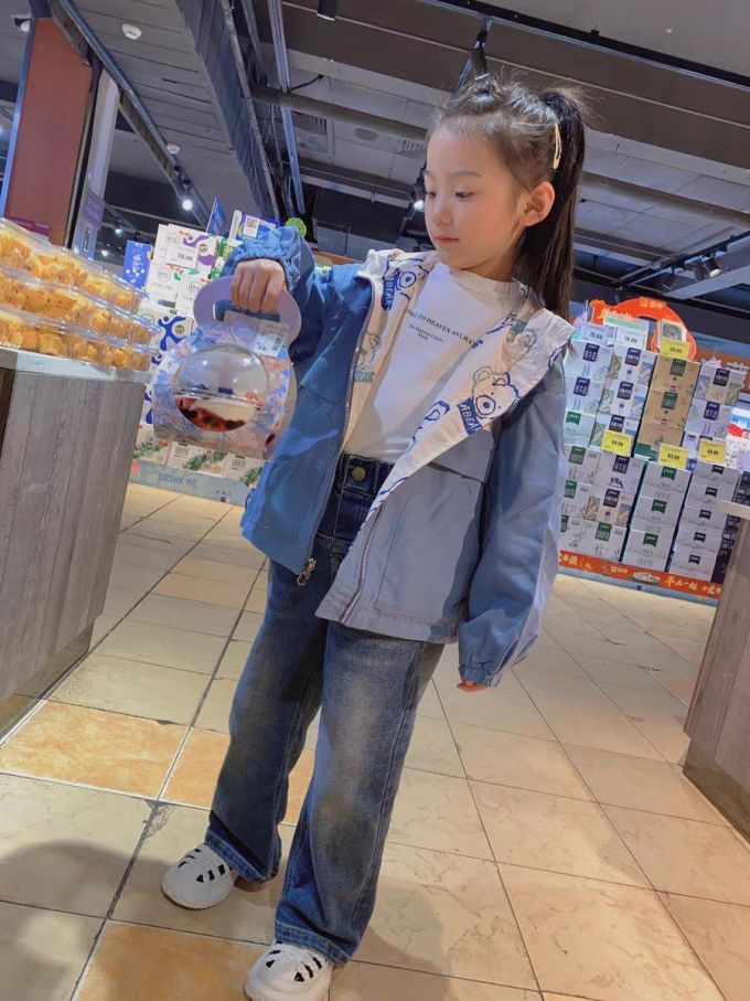 快活熊儿童冲锋衣/软壳