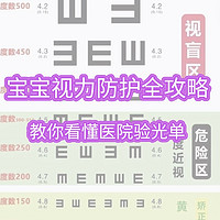 9岁外甥近视175度！宝宝视力防护全攻略，附教你看懂医院验光单