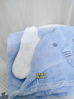 小飞象来咯～这个奶fufu的浴巾太棒👍了吧