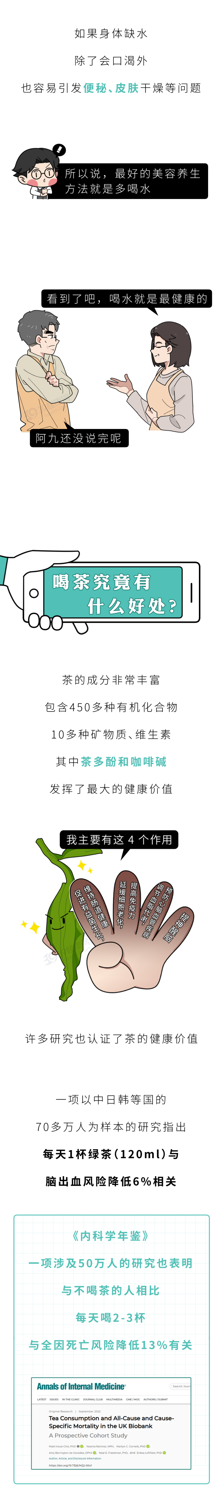 喝茶、喝白开水有区别吗？哪种更健康？研究告诉你