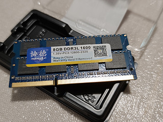 再买一根协德 (xiede)1.35V DDR3L 1600 8G