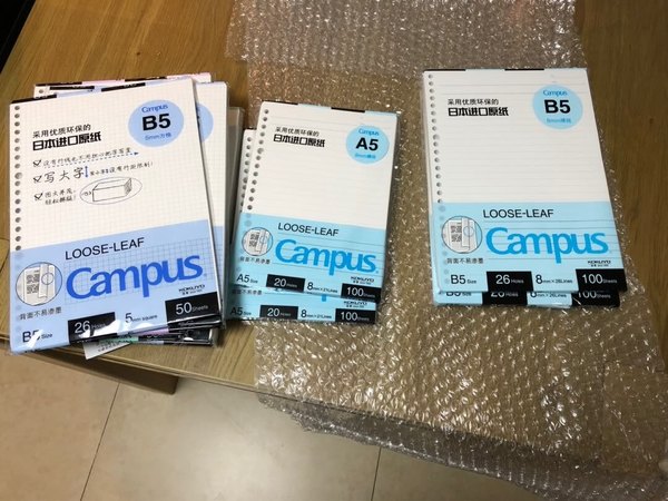 非常漂亮的活页内芯。必须集齐一套哈。