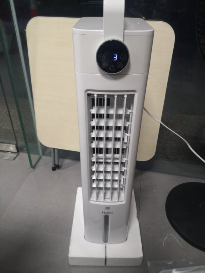 海尔电风扇怎么样 外形设计:美观大方好看制冷效果._什么值得买