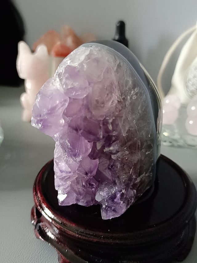 开运紫晶簇紫晶洞块消磁水晶家居饰品招财旺