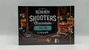 整箱 乌克兰 进口 ROSHEN如胜朗姆酒心巧克力1500g10盒礼盒装零食
