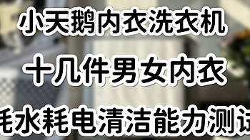 智商税？噪音，耗水，耗电，十几件内衣洗完效果，小天鹅内衣洗衣机的实测记录