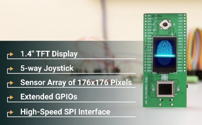为树莓派：IdentiPi 主板套件，集成指纹识别、LCD屏显和摇杆