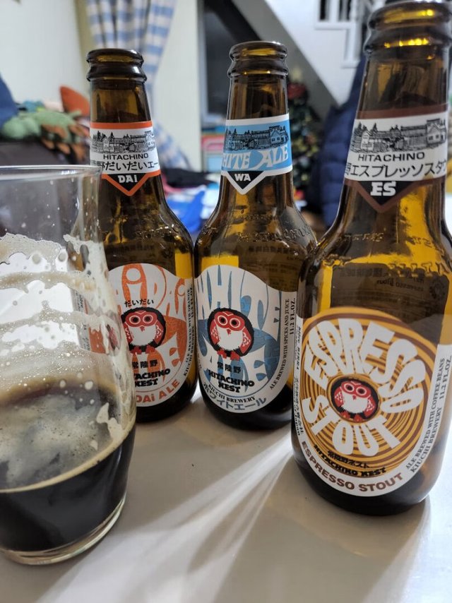 已经成为日本常陆野啤酒的忠实粉丝三种搭
