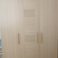 超好看超实用的实木条纹衣柜