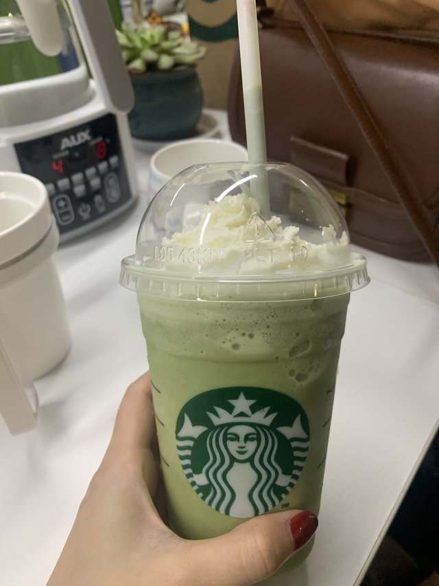 抹茶星冰乐，真是甜到我心里
