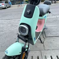 骑上我心爱的小摩托九号电动车