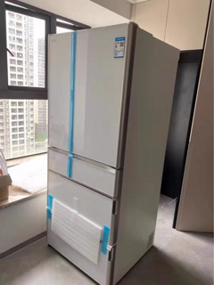 日立日本原装进口W650白色玻璃真空冰箱