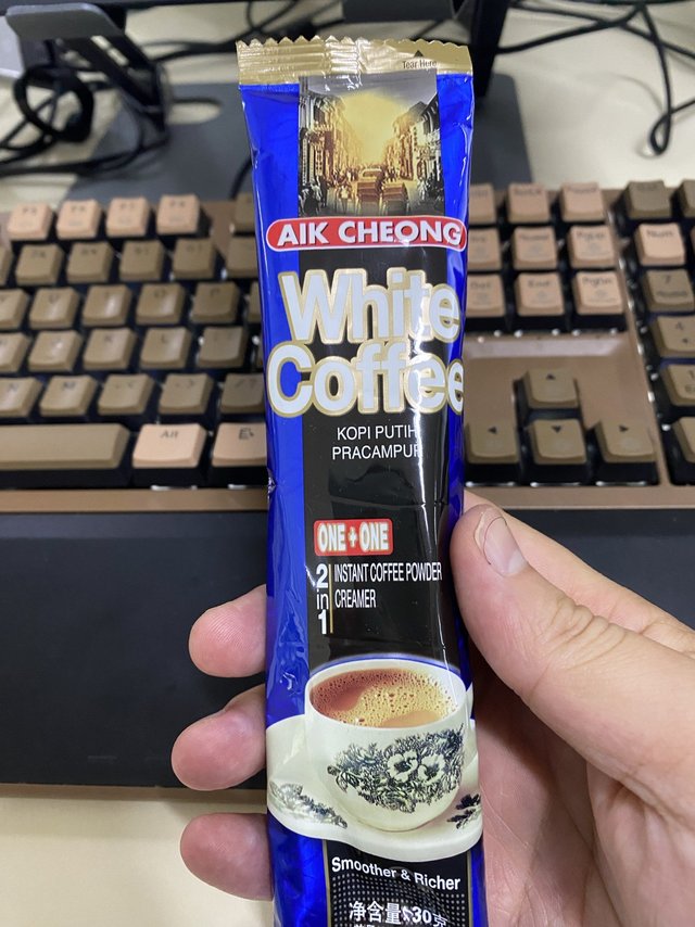 益昌二合一白咖啡，好喝醇香有滋味