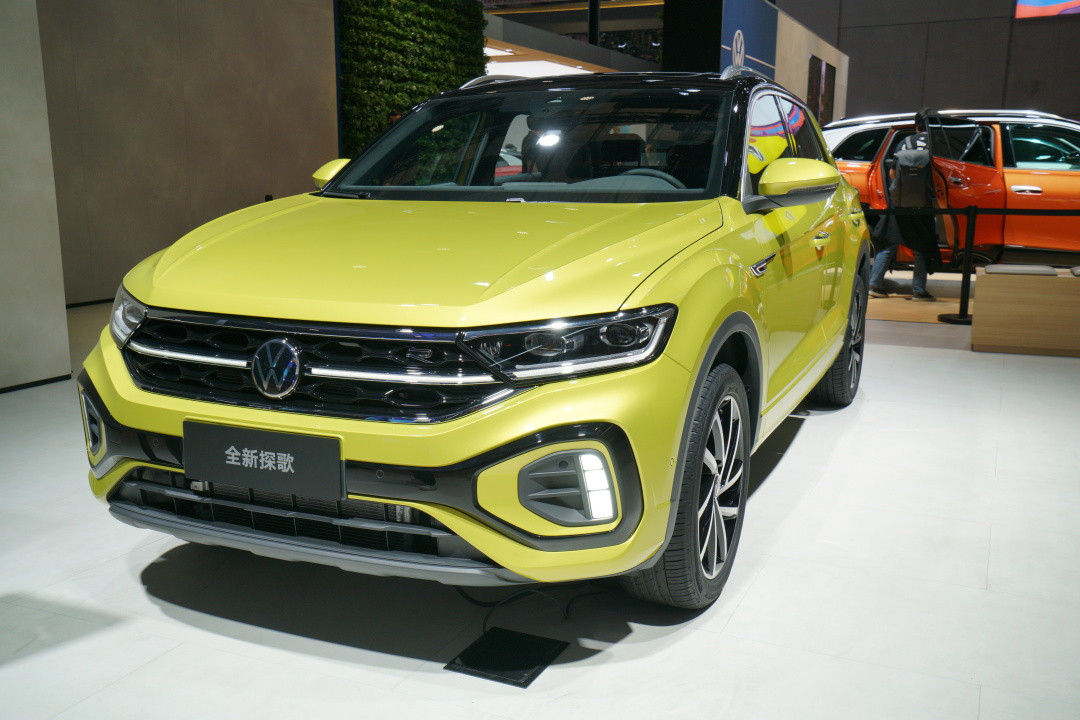 2023上海车展｜新款T-ROC探歌正式上市，柠檬黄车色十分闪眼