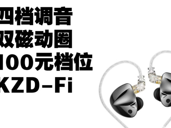 168元四档调音HIFI KZ D-Fi 动圈有线耳机