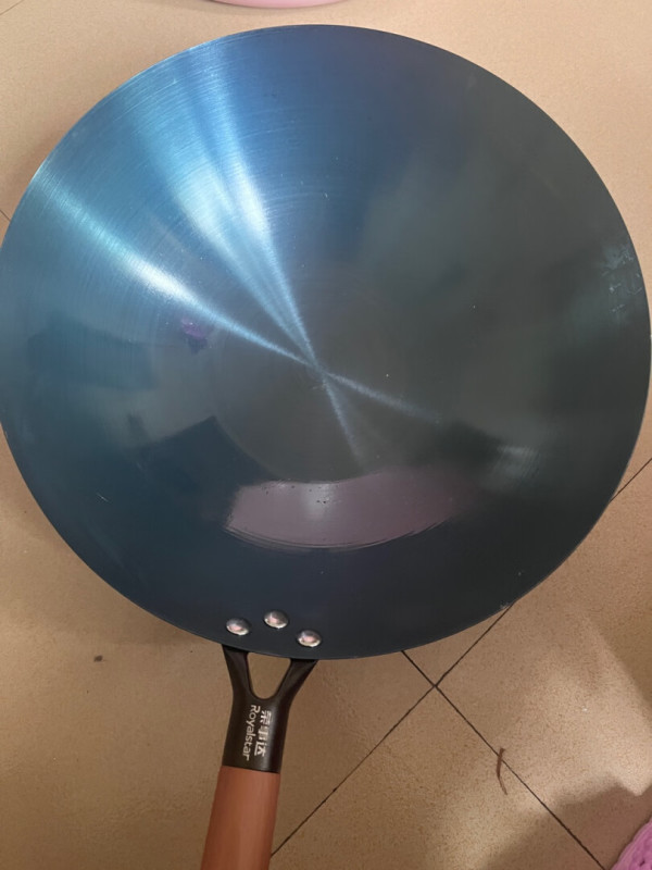 【省50元】荣事达炒锅_royalstar 荣事达 章丘铁锅 32cm 无耳 锅盖 钢