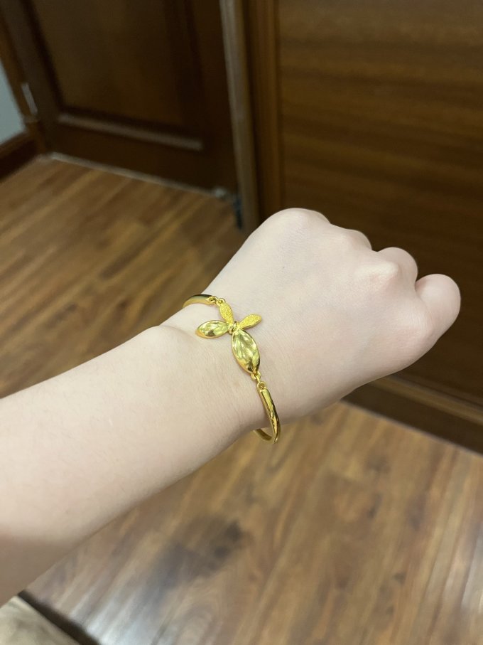 越王珠宝黄金手镯/手链/脚链
