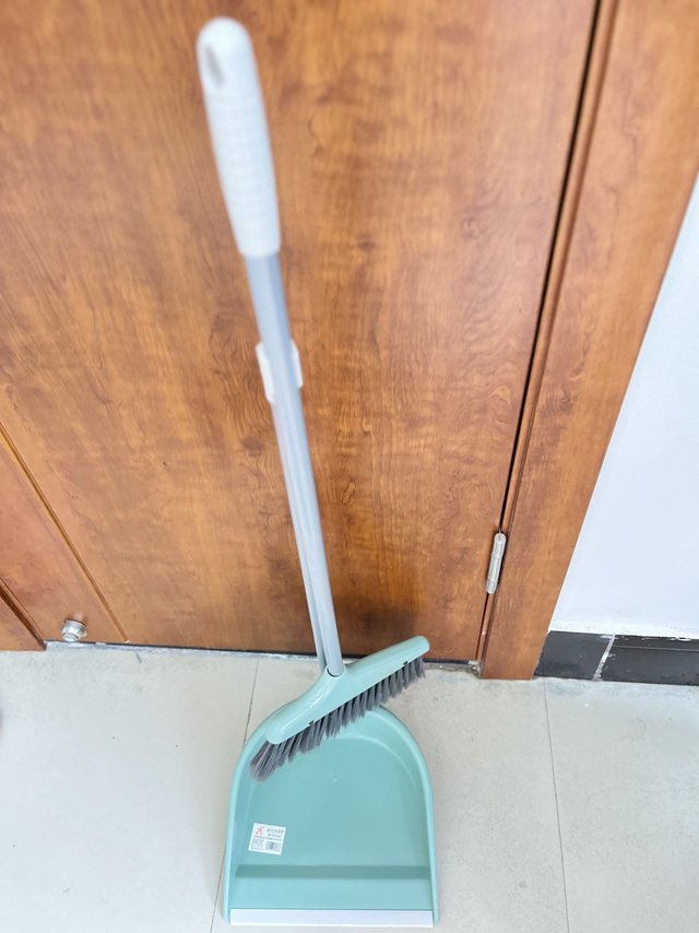 🧹绿色扫把簸箕套装组合