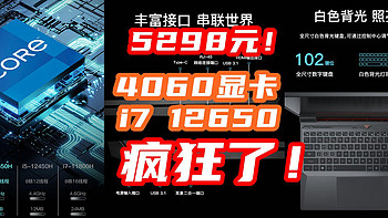 国产疯狂了！白菜RTX4060+12650H卖5298元！你没看错！【神价盘点】