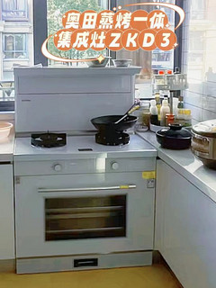 是谁家的白色厨房装了奥田集成灶这么好看？