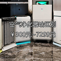 我家的空气净化器 ¥300～¥7299元有啥区别