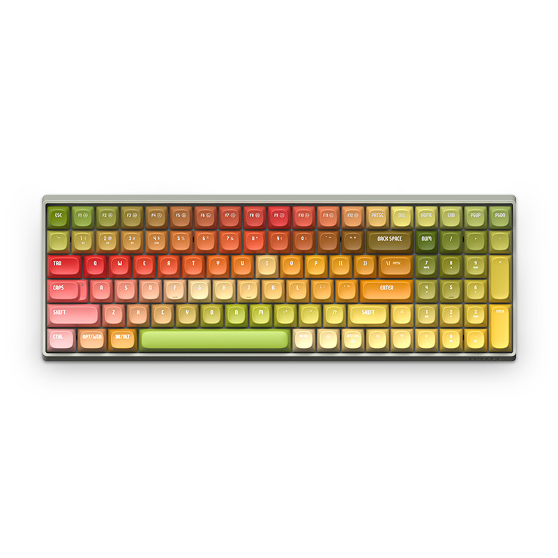 如果把彩虹放到键盘上，应该就是这个样子了吧丨Lofree洛斐小翘维c机械键盘测评体验