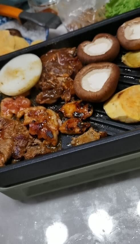 
美味好吃的不要不要的，在家烤肉实在是太