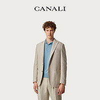 【520礼物】CANALI康纳利棉质平纹面料单排两粒扣男士休闲西服