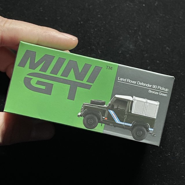 MiniGT 路虎卫士90 皮卡 绿色带遮雨棚