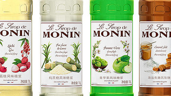 莫林（MONIN）1L 大瓶玻璃瓶装糖浆齐全种类清单