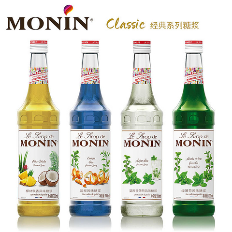 莫林（MONIN）经典系列糖浆包含哪些，种类齐全的购买清单