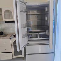 美的424法式四门零嵌入式风冷无霜60cm超薄冰箱