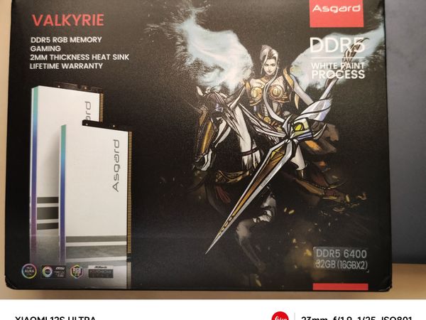 阿斯加特女武神6400内存，不错的性价比内存