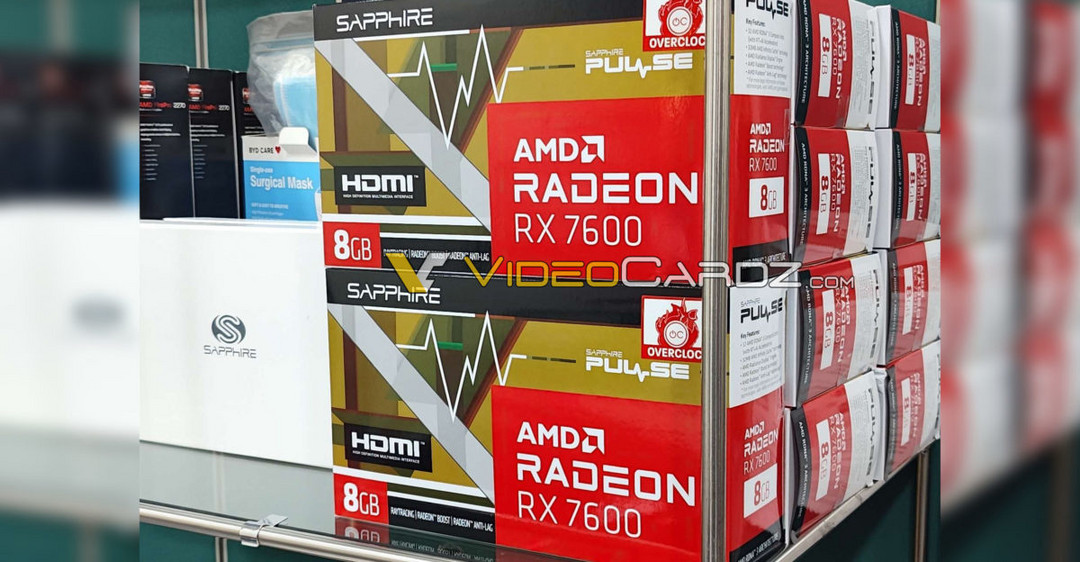 网传｜AMD RX 7600 “甜点卡”上架，价格不到位～