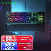 雷蛇（Razer）黑寡妇蜘蛛V3机械键盘有线键盘游戏键盘RGB电竞少女馆黑寡妇蜘蛛V3绿轴-104键