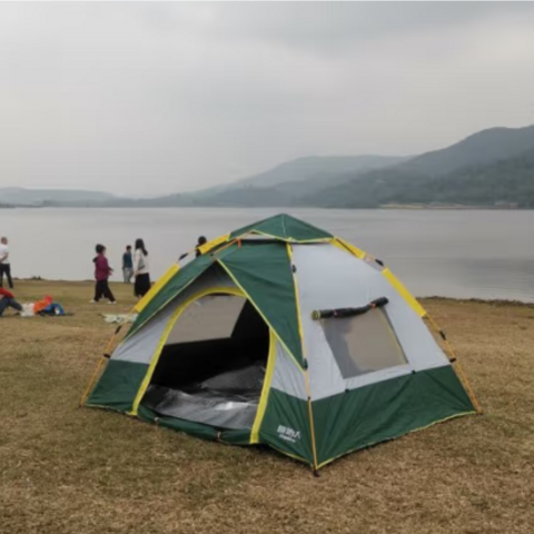 原始人全自动户外帐篷⛺️真的超级实用