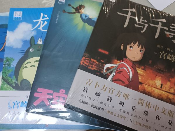 一套宫崎骏的漫画书，送给小朋友