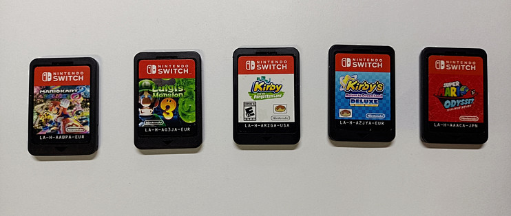 晒一下我的一部分switch游戏卡带。_游戏机_什么值得买