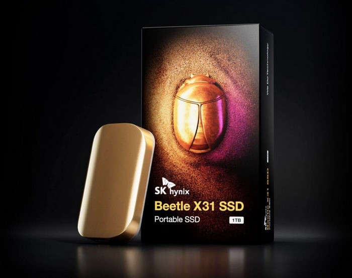 甲壳虫外形：海力士发布 Beetle X31 外接移动硬盘、1GB/s读速
