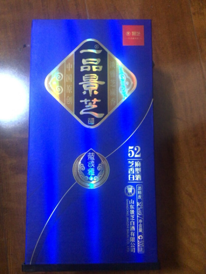 景芝35度500ml超柔白酒图片