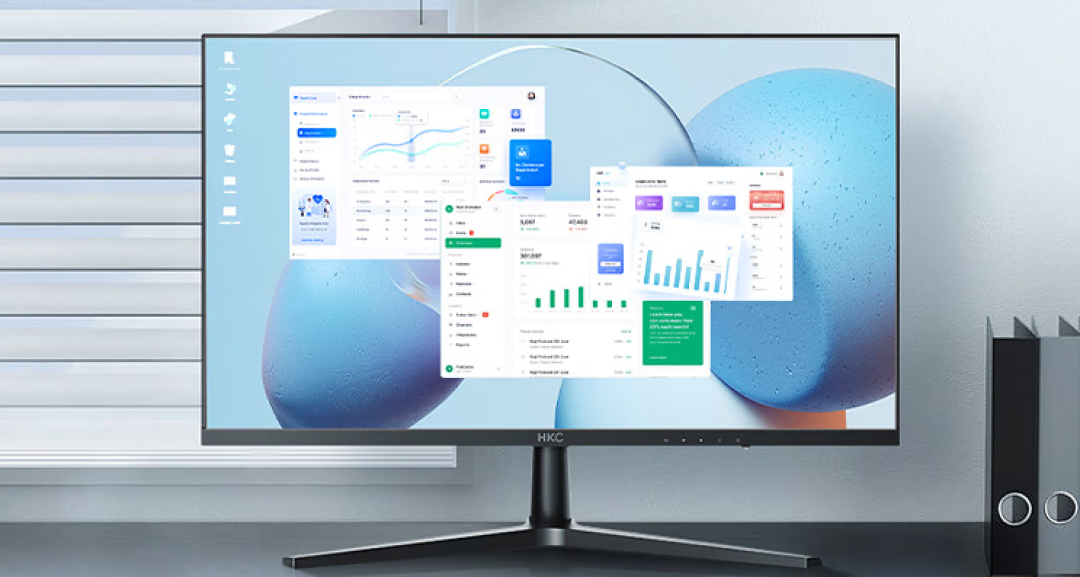 新品｜HKC V2717 IPS显示器，27英寸微边框、100Hz高刷护眼屏