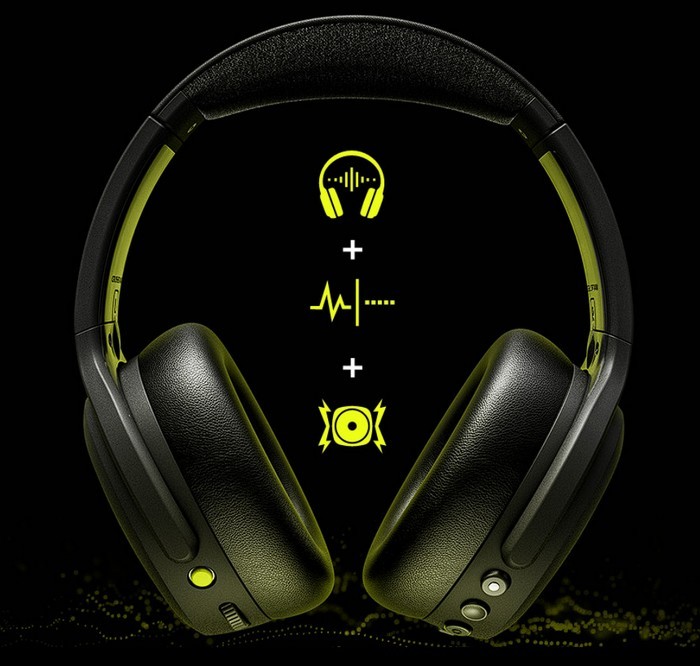 骷髅头Skullcandy 发布 Crusher ANC 2 头戴降噪耳机、低音增益、50小时续航