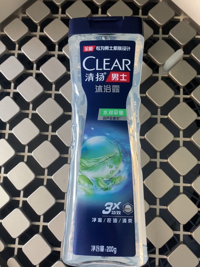 清扬沐浴乳，夏日男士清凉必备